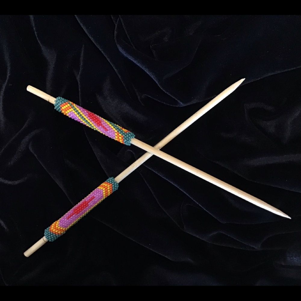 Beaded Hair Sticks